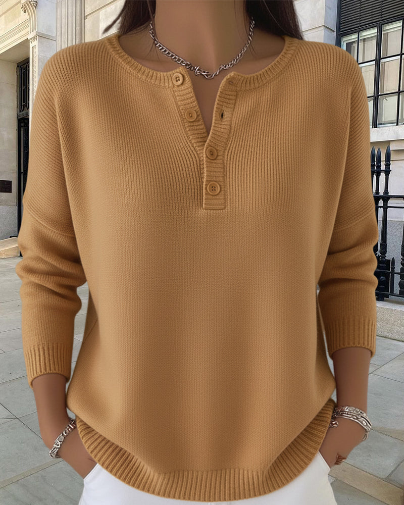 Lena - Basic Vest met Lange Mouwen