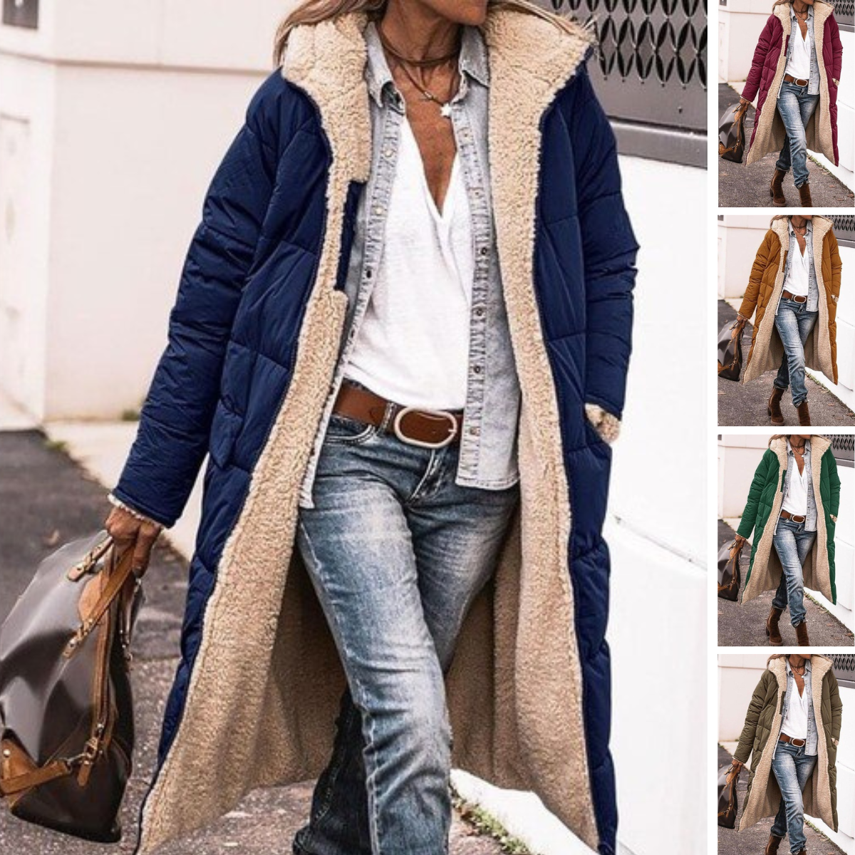 Dakota fleece- en vrijetijdsjas met capuchon