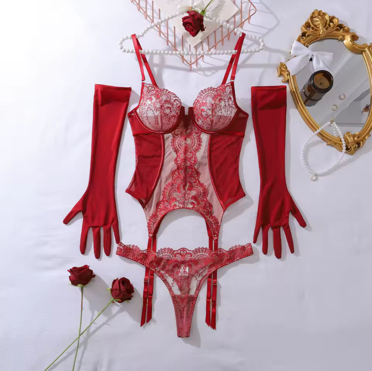 Mila™ | Ensemble de Lingerie en Dentelle Luxe