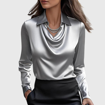 Brooklyn - Elegante Satijnen Blouse