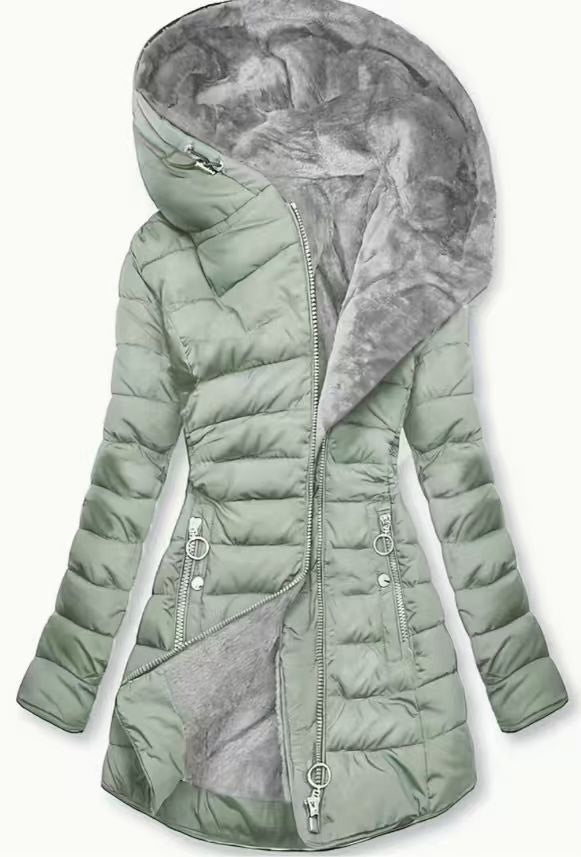 Elena-Manteau d'hiver chaud avec doublure intérieure.