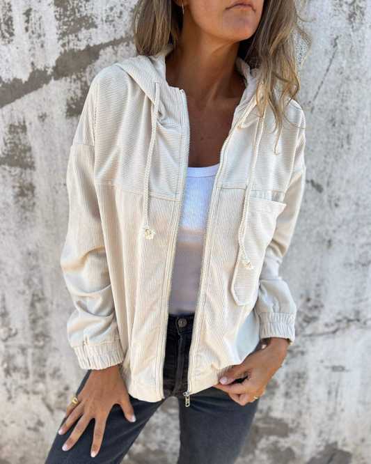 Clémence - Comfortabel Velours Jasje