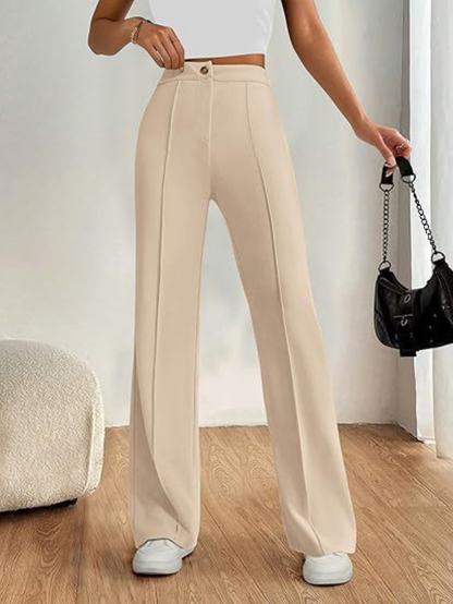 Quintina™ | Trendy broek met hoge taille