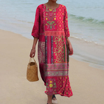 Marlene - Elegante Boho Maxi Jurk