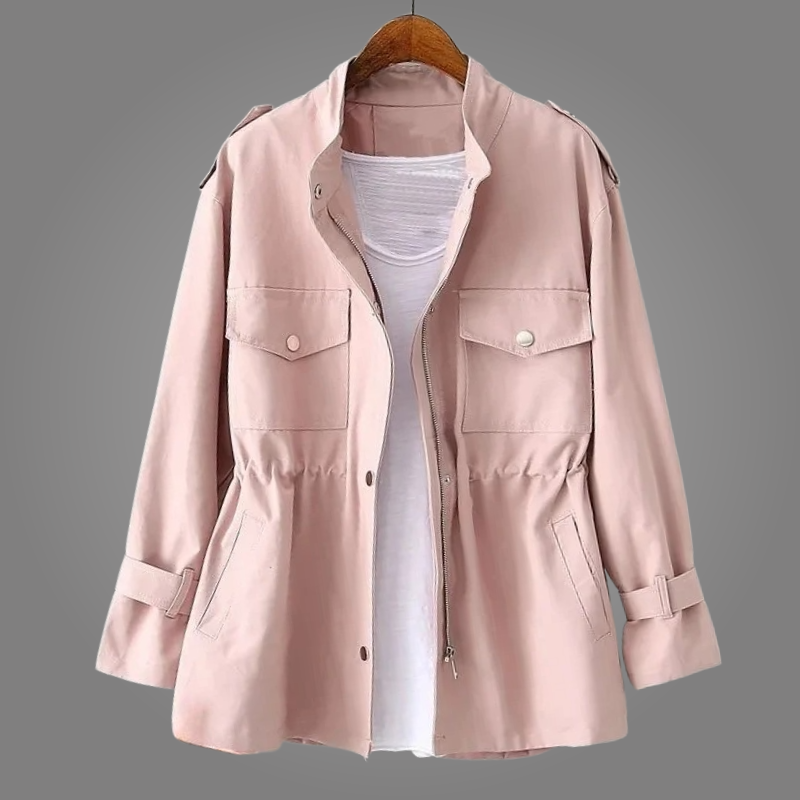 Elka- Manteau Élégant En Laine