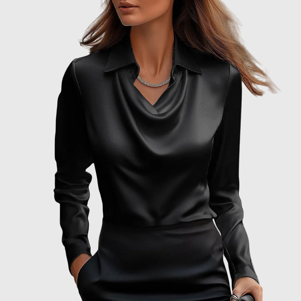 Brooklyn - Elegante Satijnen Blouse