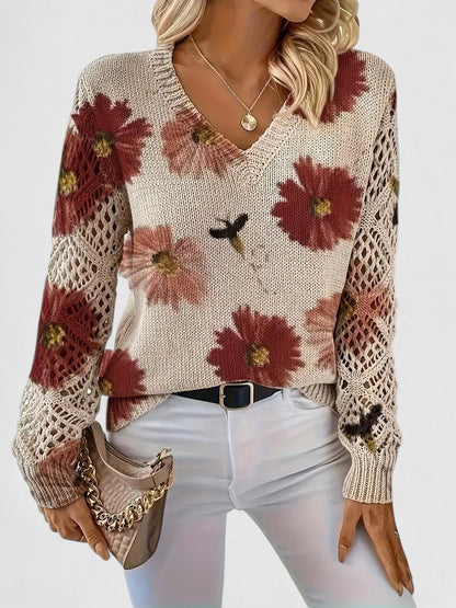 Aurélie - Cardigan Floral Léger