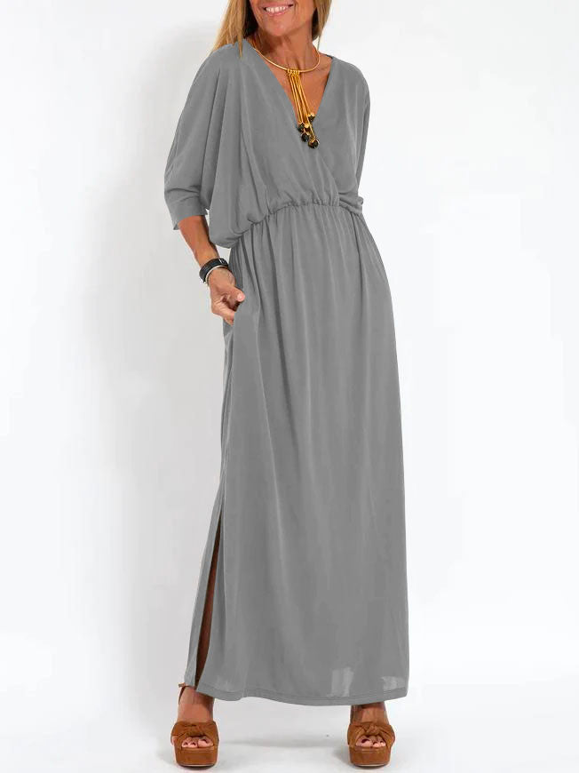 Amélie - Casual Jurk met V-hals