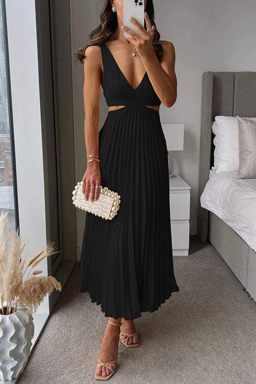 Yasmin - Elegante Geplooide Jurk