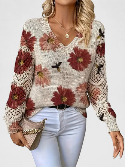 Aurélie - Cardigan Floral Léger