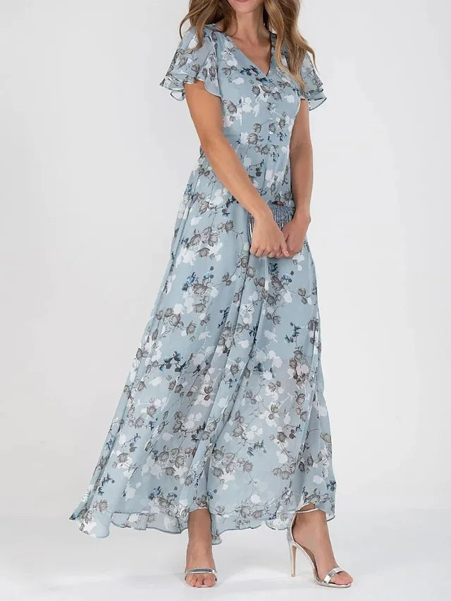 Victoria - Elegante Gebloemde Jurk