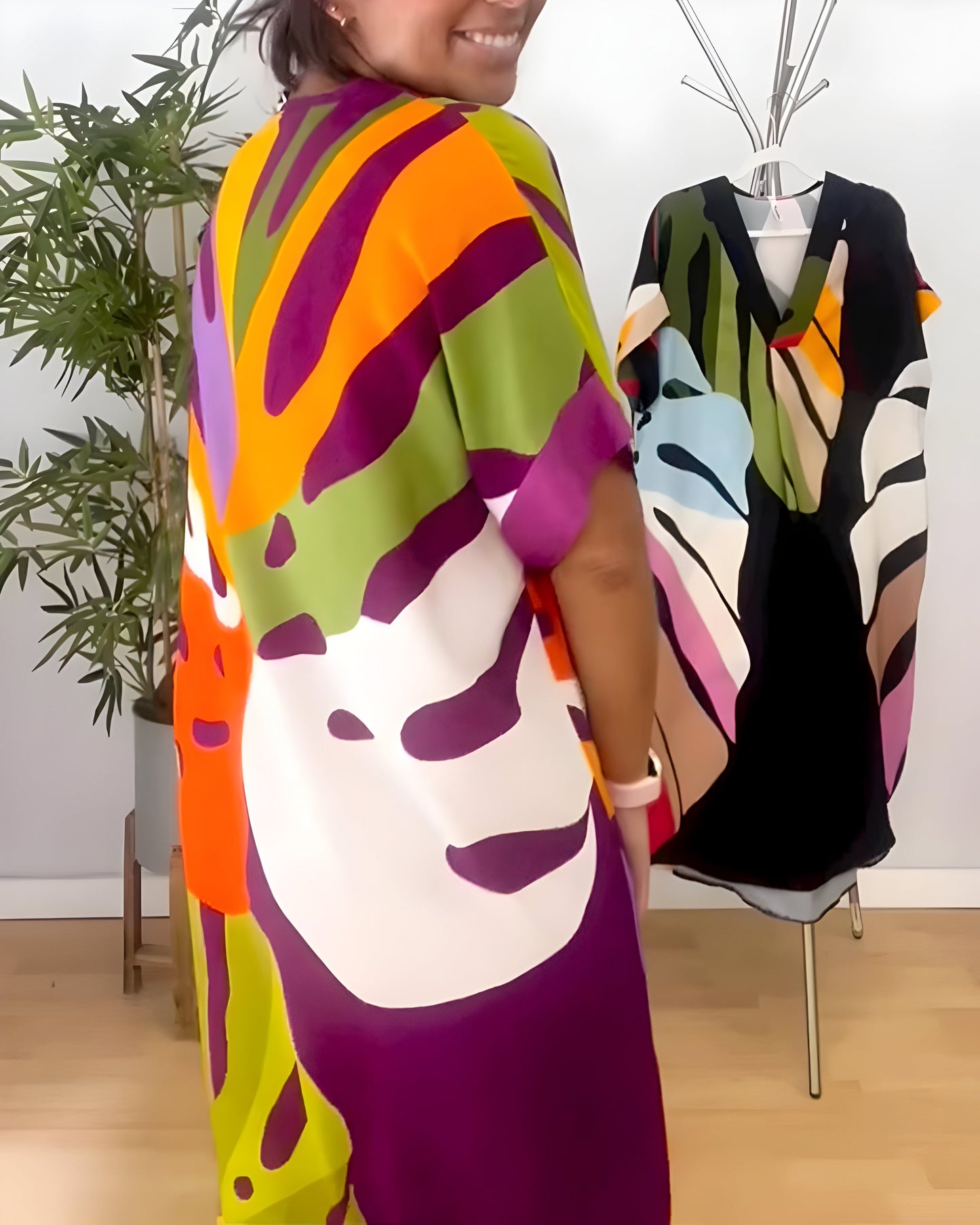 Rosaline - Robe Décontractée Colorée