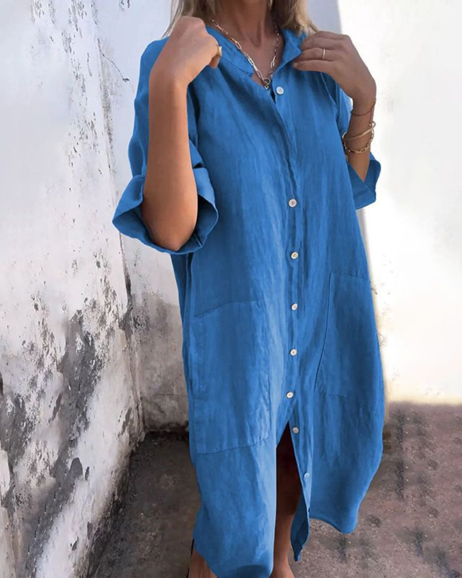 Melany - Boho Chique Overhemdjurk