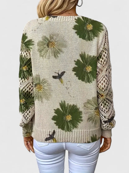 Aurélie - Cardigan Floral Léger