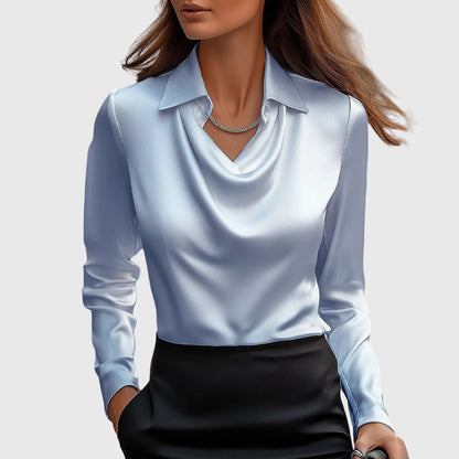 Brooklyn - Elegante Satijnen Blouse
