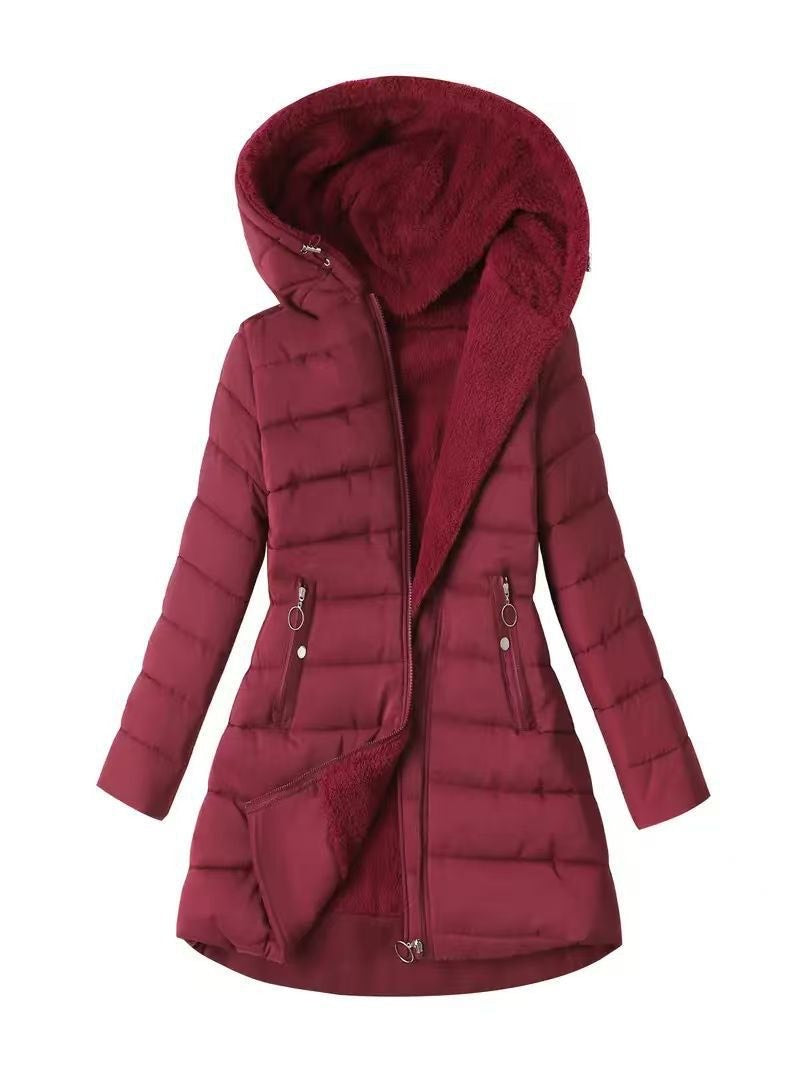 Elena-Manteau d'hiver chaud avec doublure intérieure.