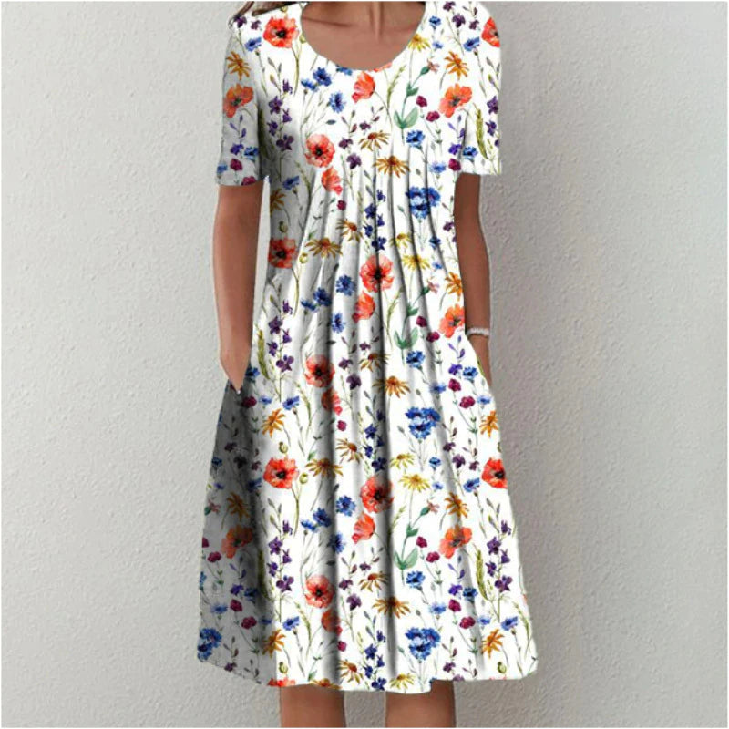 Celeste - Robe Midi Aérée Élegante