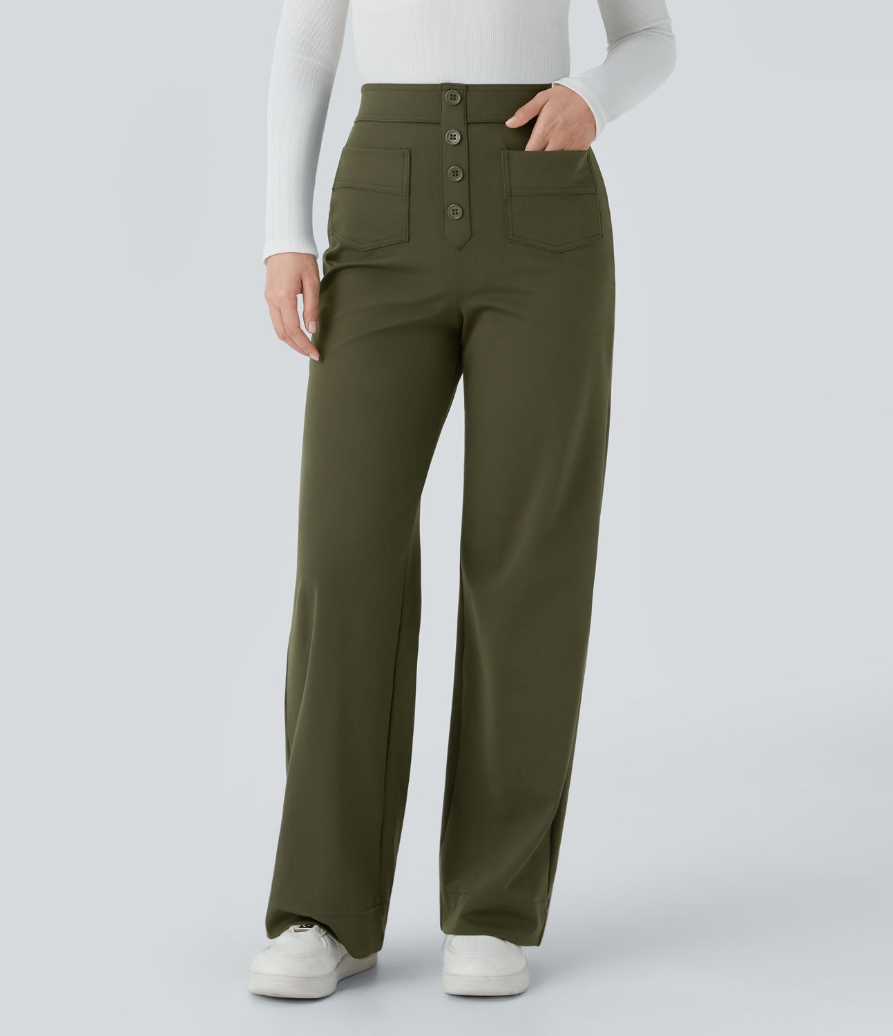 Taille™ | Elastische Broek met Hoge Taille