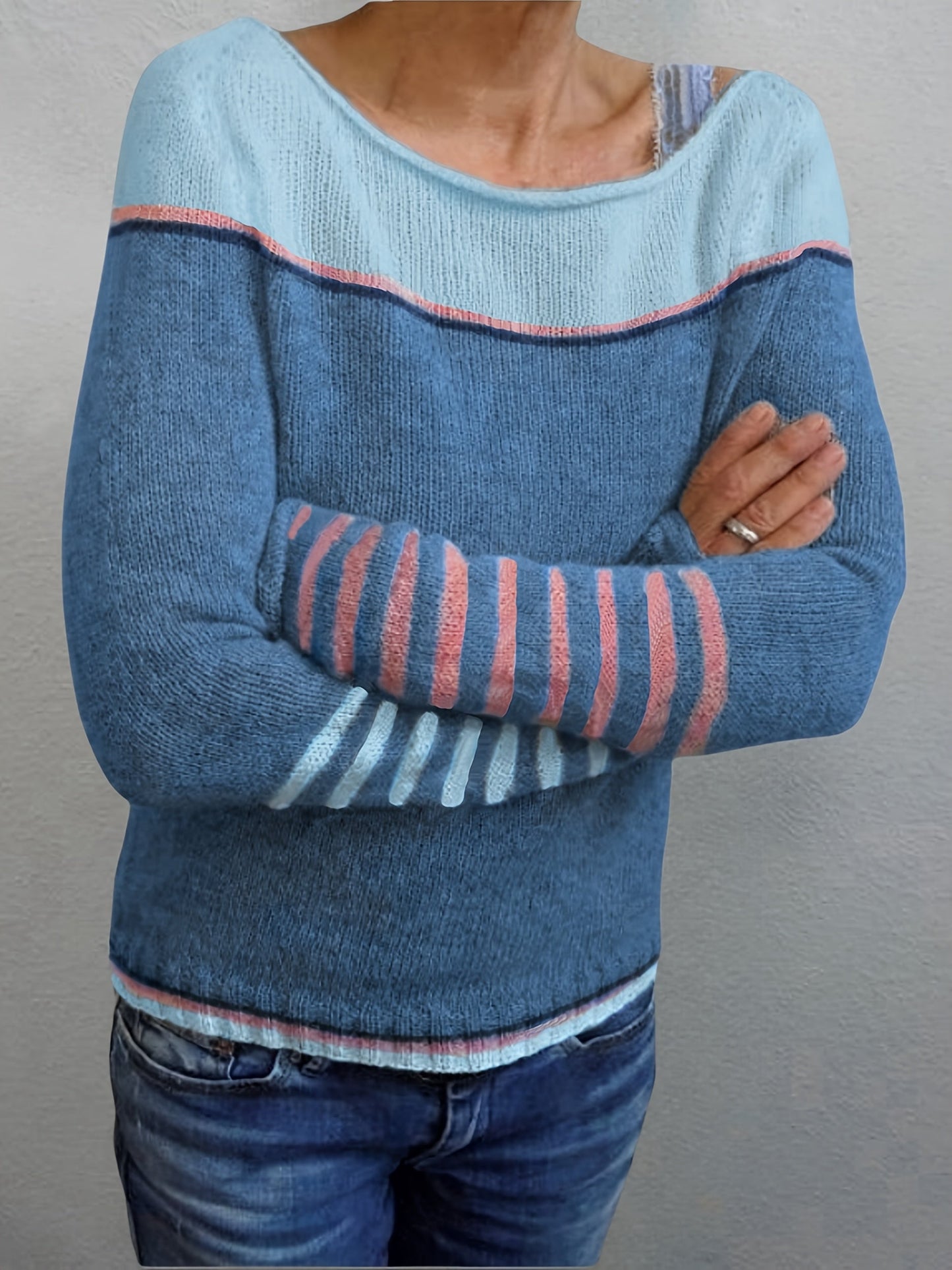 Katharina – Gestreepte Trui Met Lange Mouwen