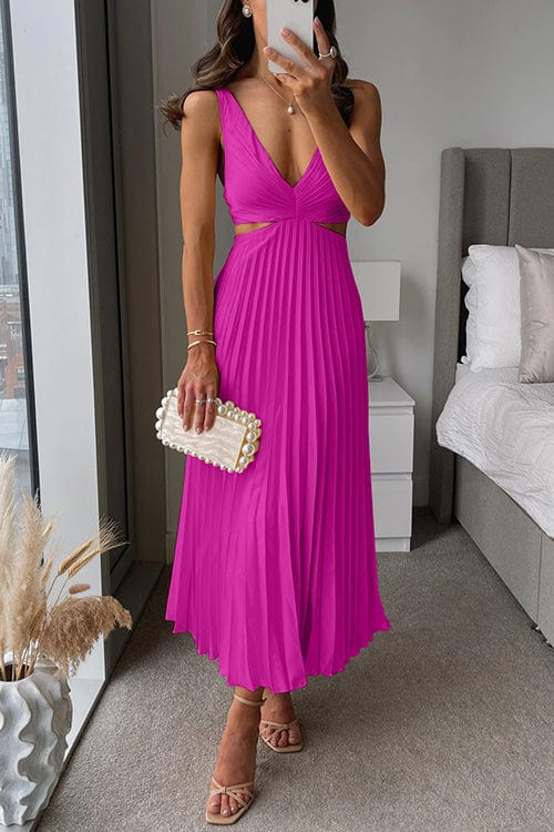 Yasmin - Elegante Geplooide Jurk