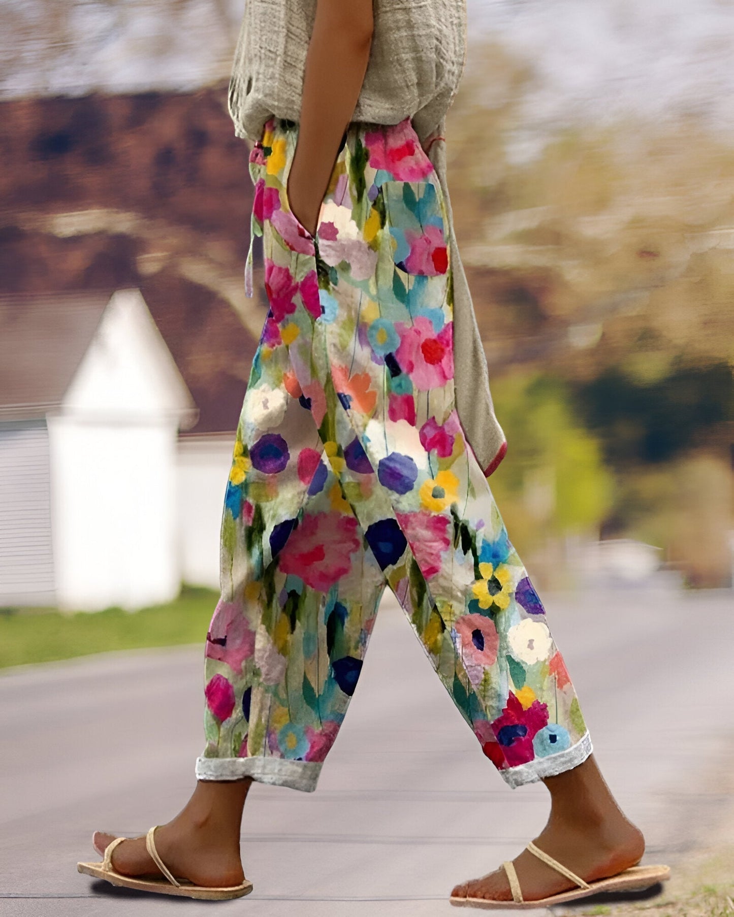 Nina™ | Kleurrijke Joggingbroek
