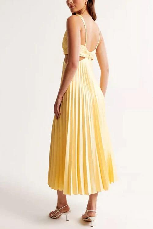 Yasmin - Elegante Geplooide Jurk