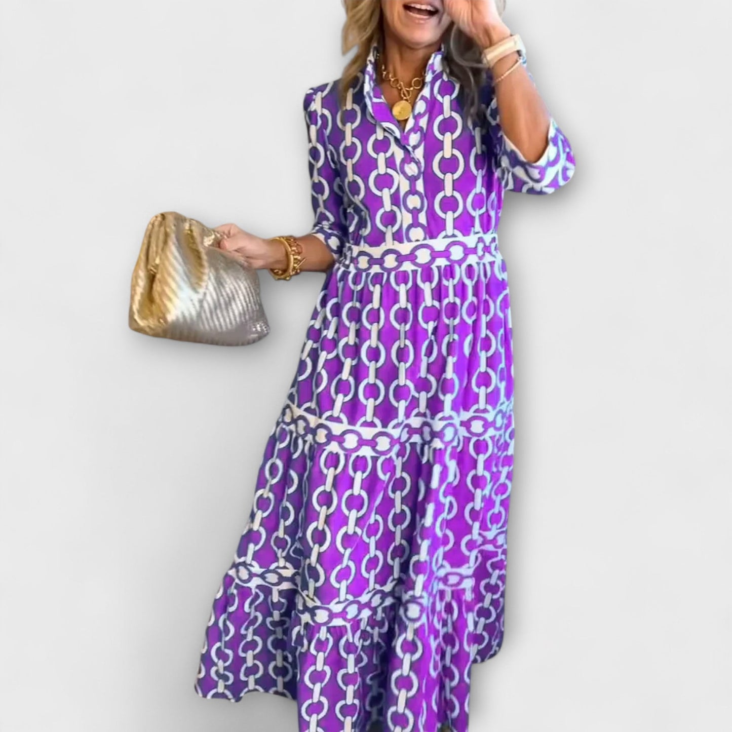Sophia - Midirok met Kettingprint