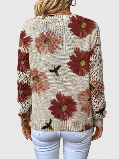 Aurélie - Cardigan Floral Léger