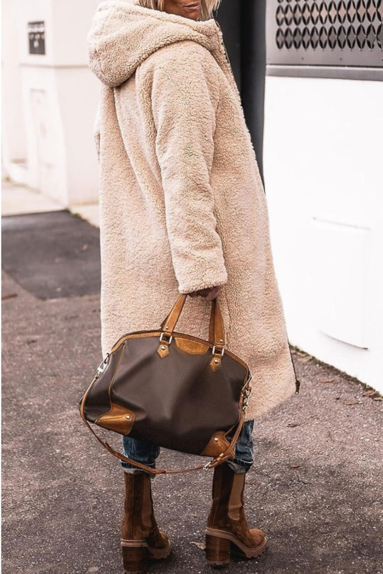 Anny - Manteau Réversible Élégant