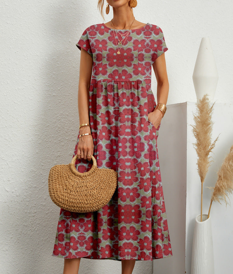 Deborah - Elegante Gebloemde Jurk