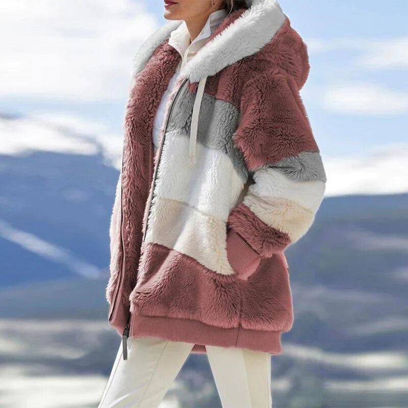 Harper | Veste en polaire stylée avec capuche