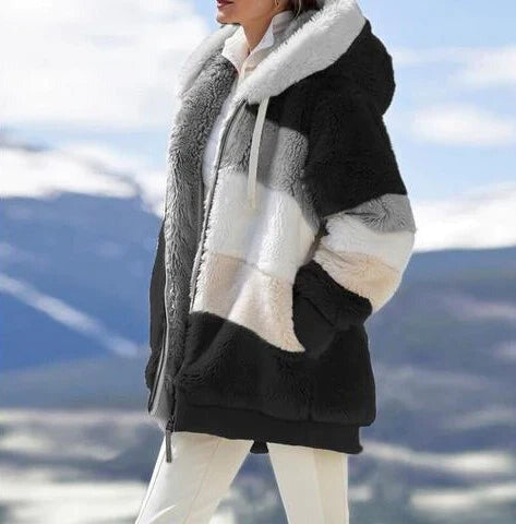 Harper | Veste en polaire stylée avec capuche