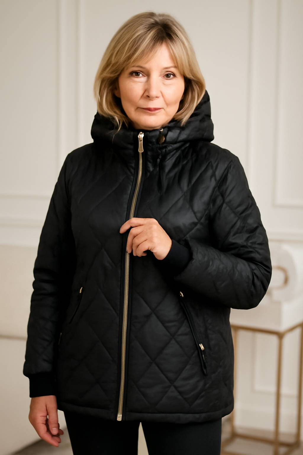 Elena - Elegante Gewatteerde Jas