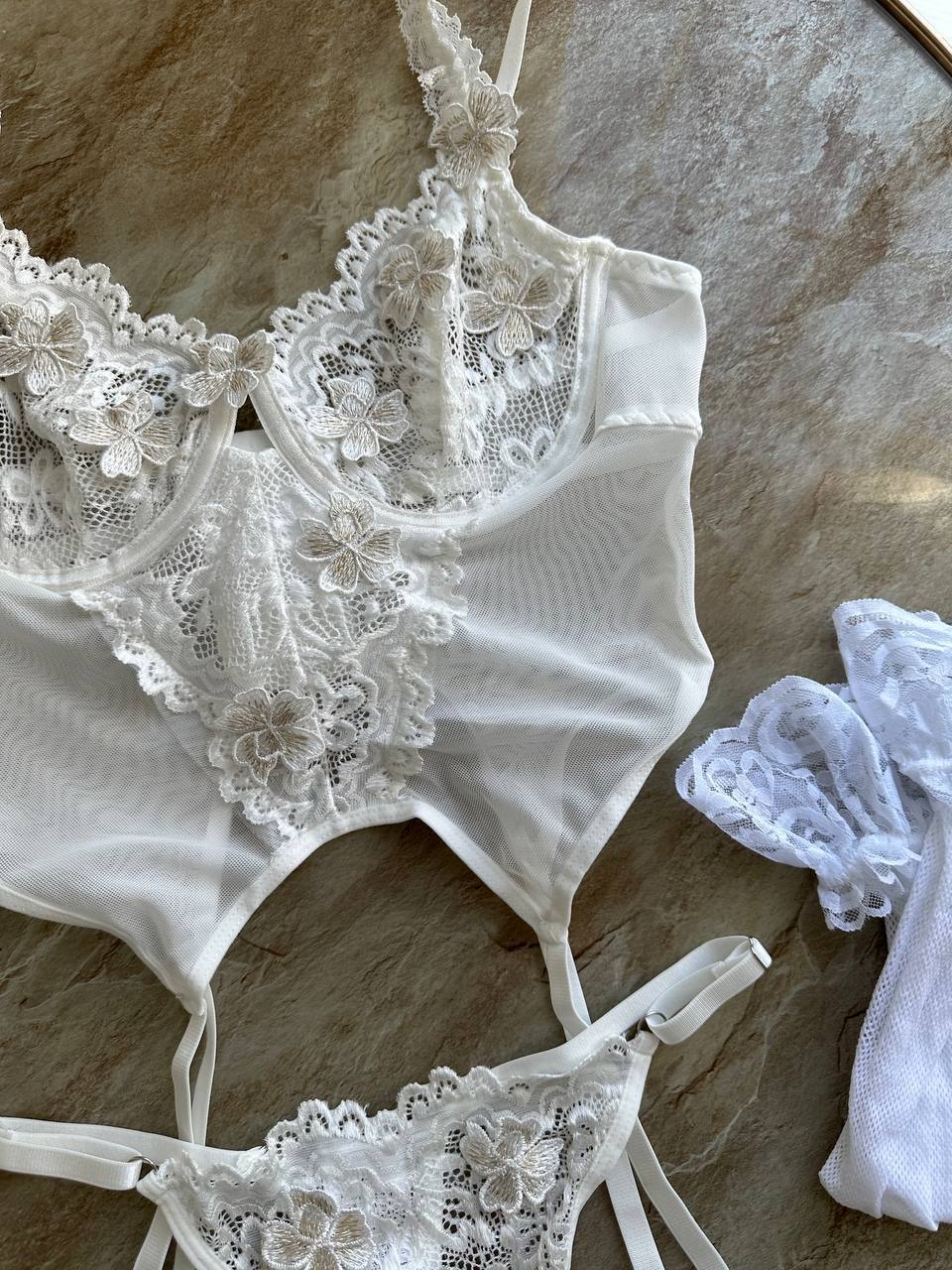 Leyla™ | Elegante Bruidslingerie Set