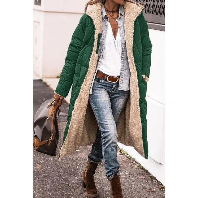 Dakota fleece- en vrijetijdsjas met capuchon