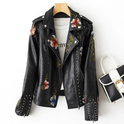 Livia - Veste Fleurie Rétro Chic