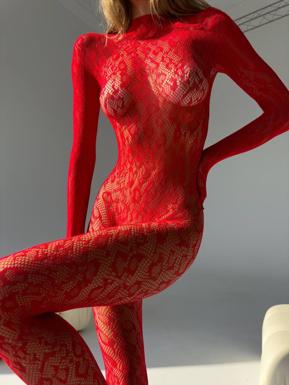 Chloé™ | Bodystocking en Dentelle Sensuelle
