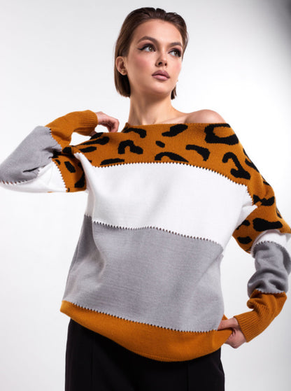 Pascaline - Sweat Imprimé Panthère Chic