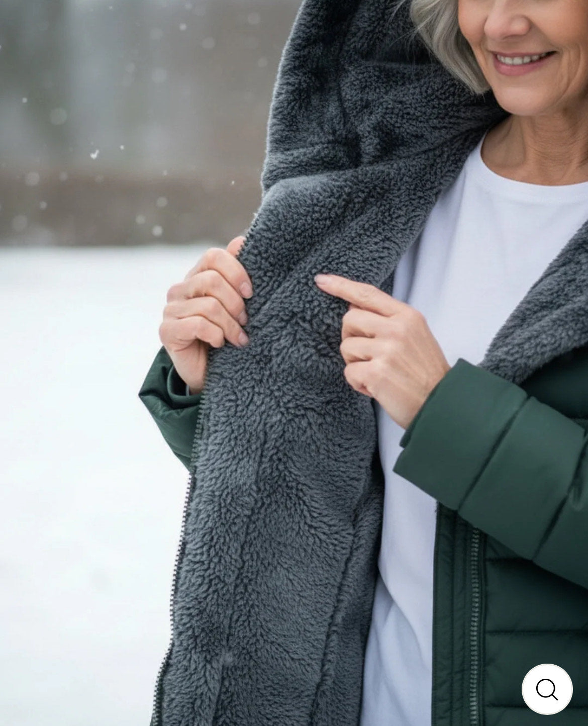 Elena-Manteau d'hiver chaud avec doublure intérieure.