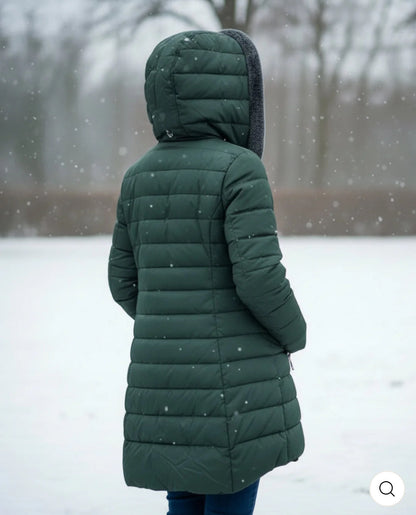 Elena-Manteau d'hiver chaud avec doublure intérieure.