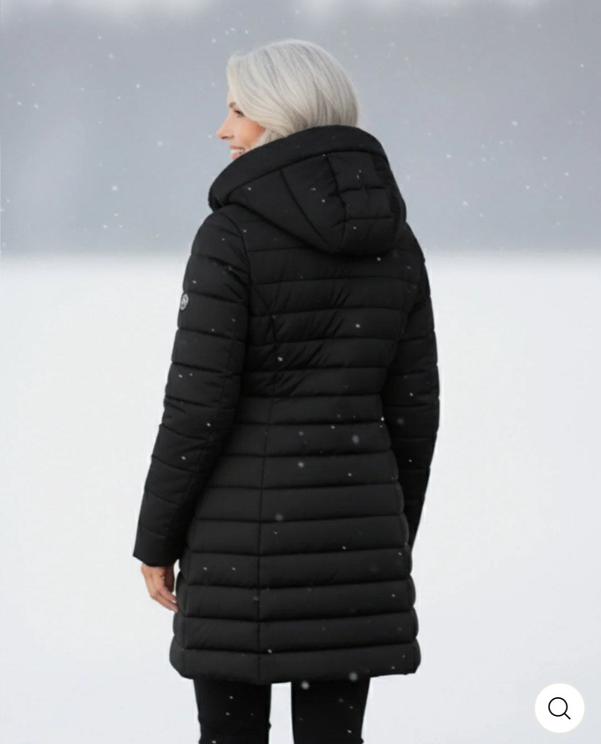 Elena-Manteau d'hiver chaud avec doublure intérieure.
