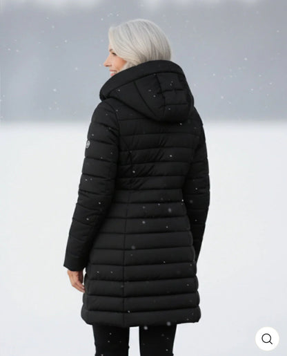 Elena-Manteau d'hiver chaud avec doublure intérieure.