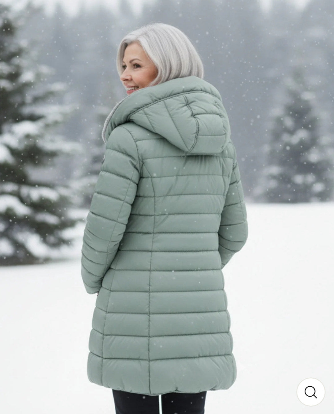 Elena-Manteau d'hiver chaud avec doublure intérieure.