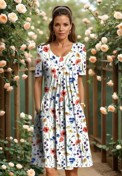 Celeste - Robe Midi Aérée Élegante