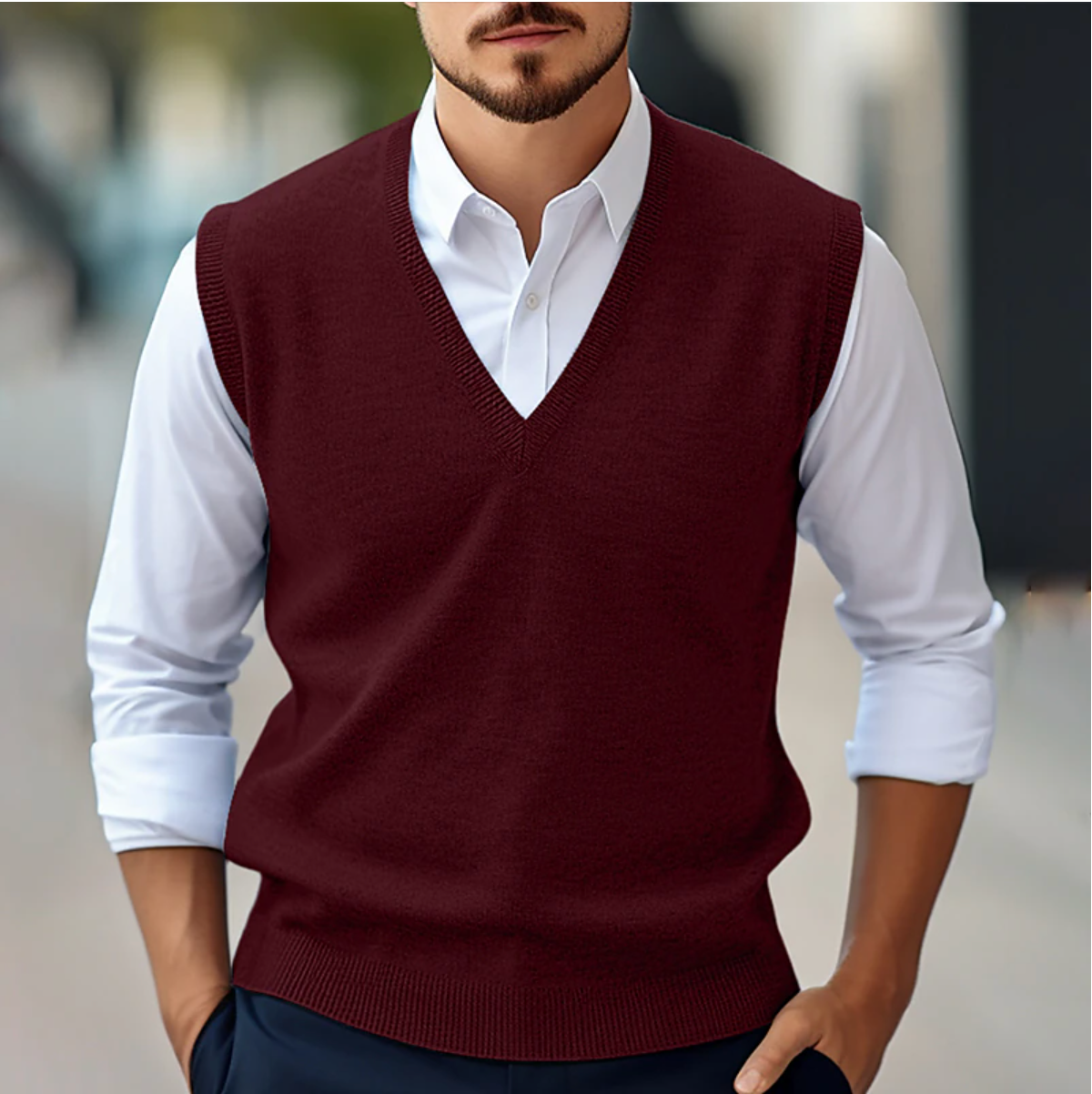 Daniel™ | Elegante Mouwloze Trui