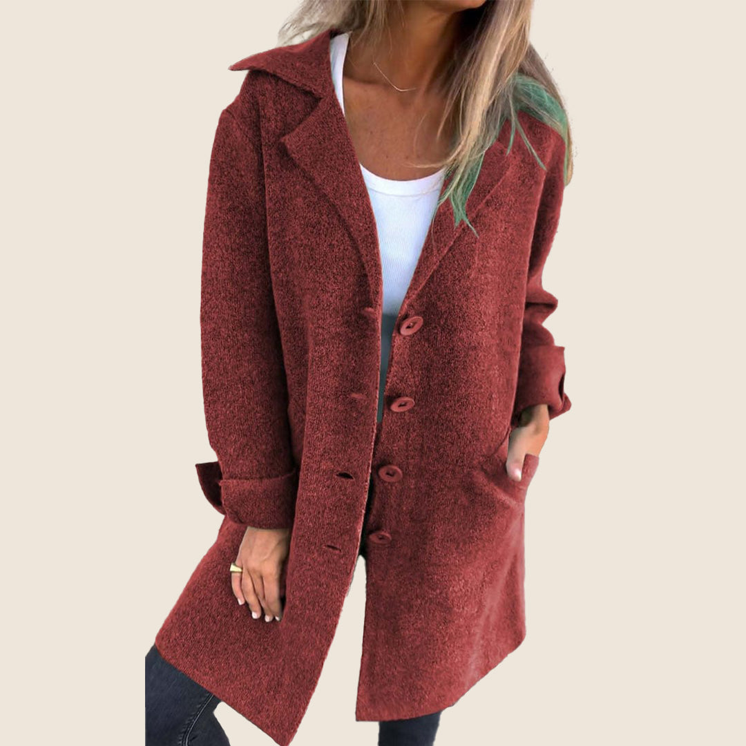 Frankie | Manteau oversized décontracté avec revers
