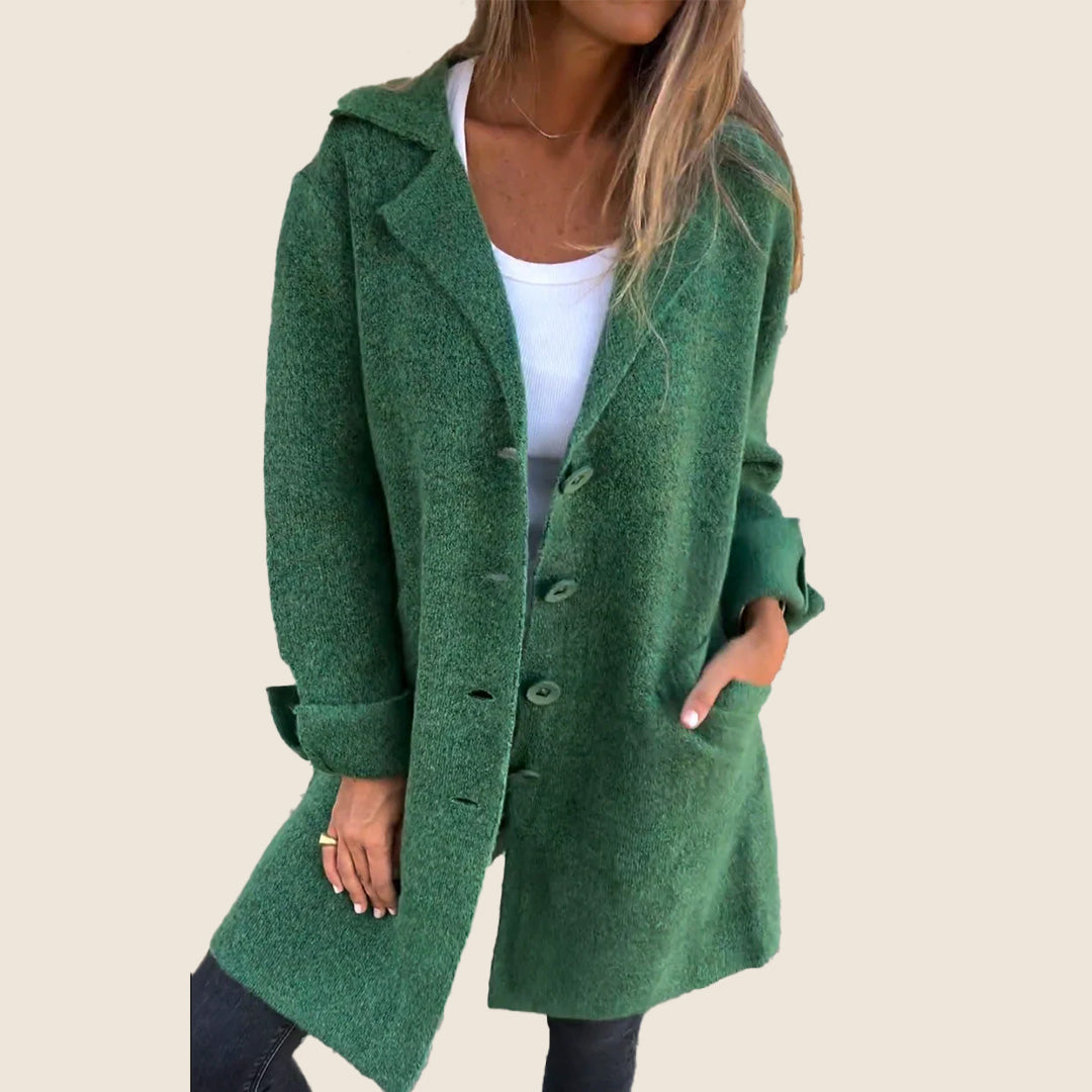 Frankie | Manteau oversized décontracté avec revers
