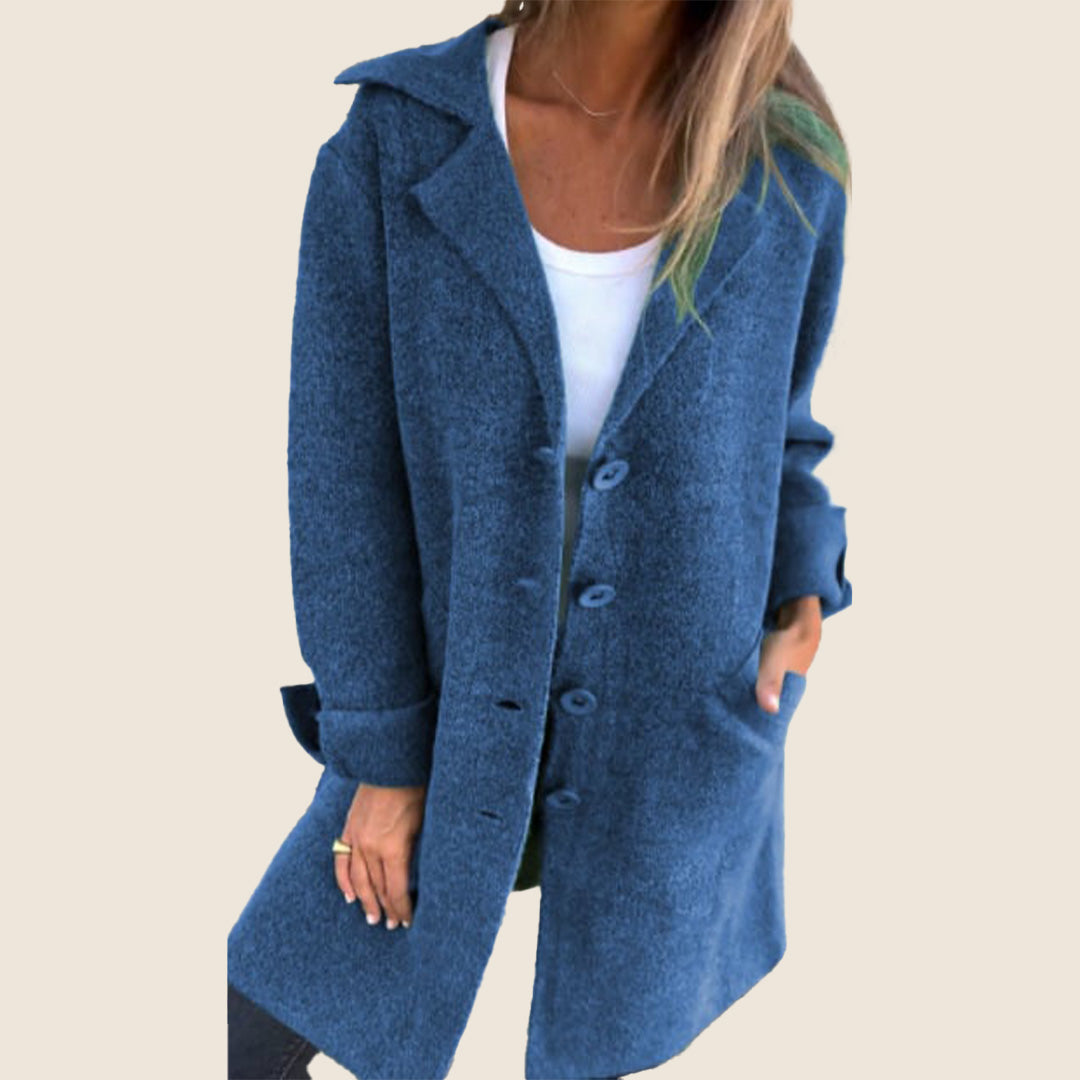 Frankie | Manteau oversized décontracté avec revers