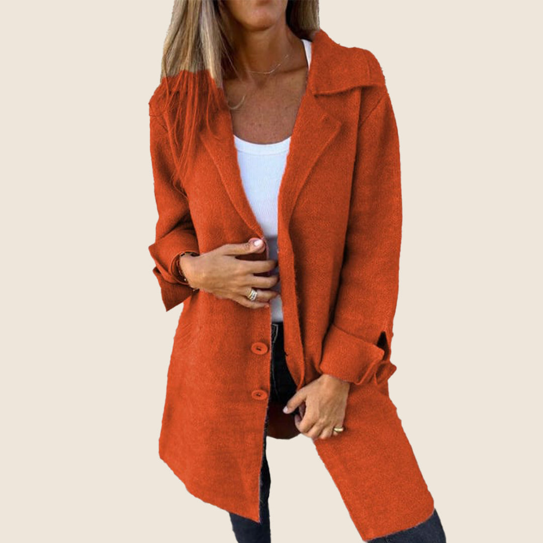 Frankie | Manteau oversized décontracté avec revers