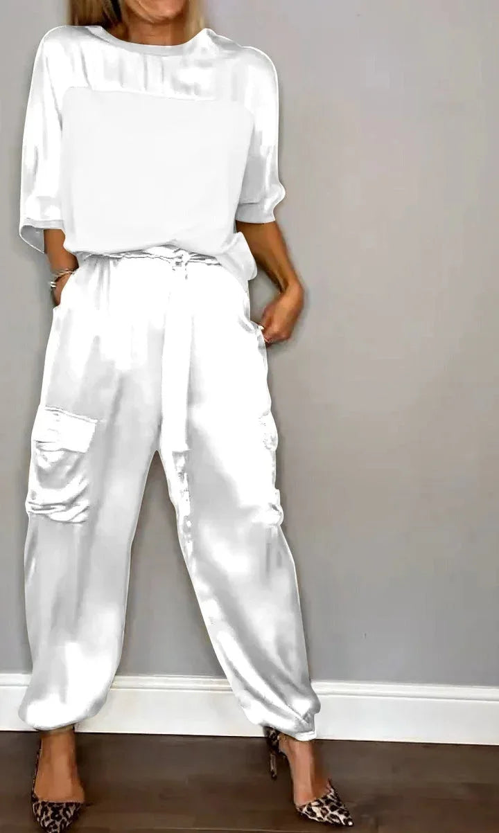 Evelina - Casual Glanzende Elegantie